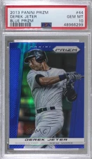 2013 Panini Prizm Wal-Mart Blue Prizm Derek Jeter #44 PSA 10 GEM MT HOF