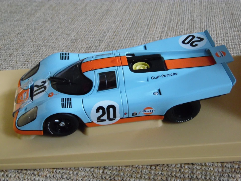 Porsche 917 #20 - Steve McQueen - 1:18 - Autoart - 24h Le Mans - film golfo - Immagine 2 di 4