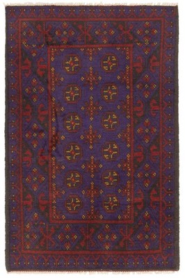 Traditional Vintage Hand-Knotted Area Rug 2'8'' x 3'11'' Oriental Wool Carpet