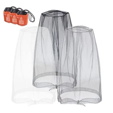 Anvin Mosquito Head Mesh Nets Gnat Face Netting for No See Ums Insects Bugs G...