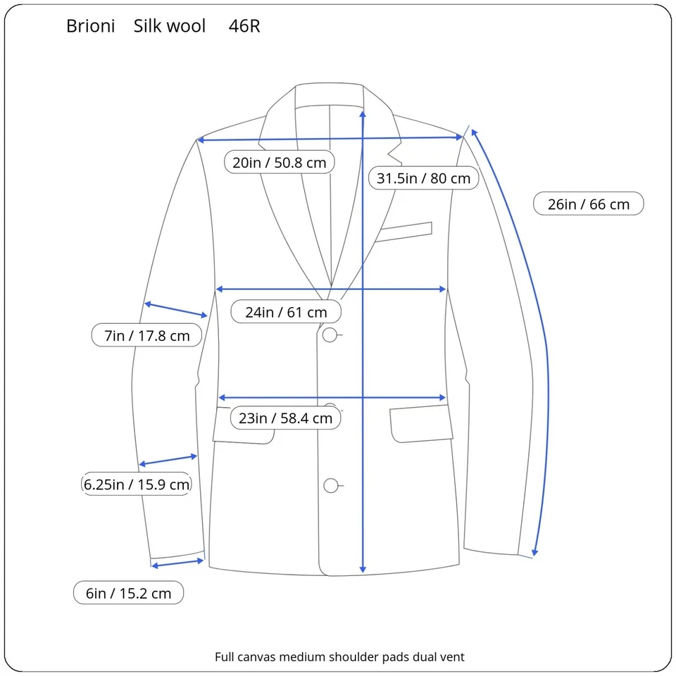 Blazer de lana Brioni Slik 46r 56 It Glen a cuadros lona completa doble ventilación Foto 2 de 4