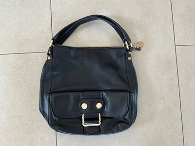 Coccinelle Schwarz Damen Tasche Umhängetasche Leder wie NEU