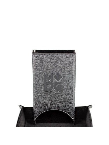 Fan Roll Fold Up Dice Tower Black