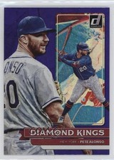 2022 Panini Donruss Diamond Kings Holo Purple Pete Alonso #18 8d2