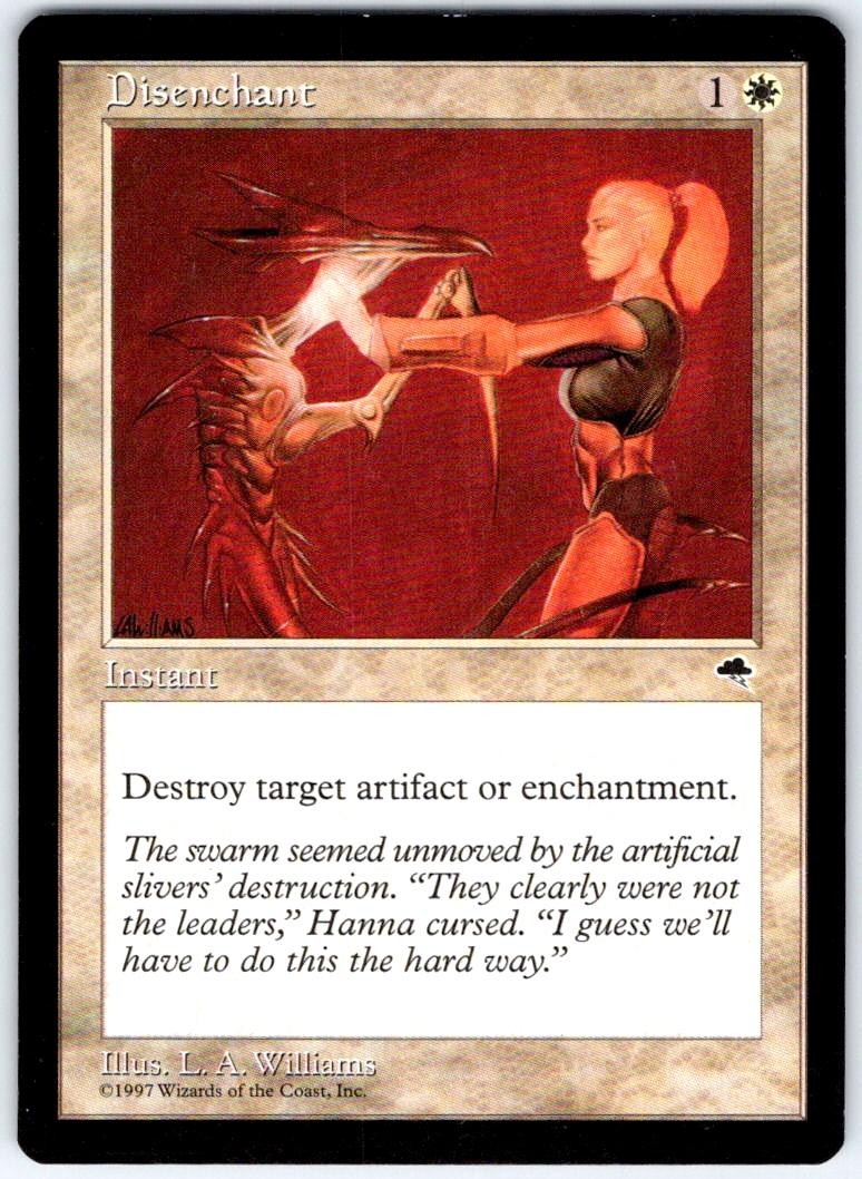 Disenchant 16 Common Tempest Magic: The Gathering Lightly Played