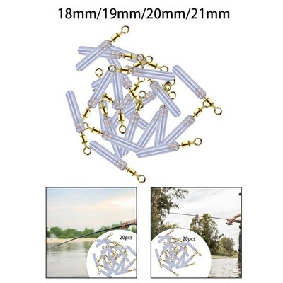 20Pcs Angeln Schwimmt Angeln Getriebe Rotation Stecker Swivel Float Sitz