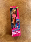 Vintage Barbie Wet N Wild 4103 Blonde Swimsuit Changes Colors 1989 NRFB