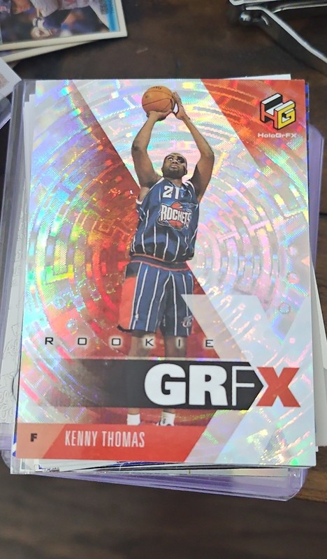 1999-00 Upper Deck HoloGrFX - Rookie GRFX Kenny Thomas #63 (RC)