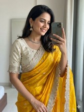 Sari Indian Pakistani Designer Ethnic Women Party Wear Saree Wedding Bollywood
