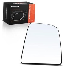 Right Passenger Upper Heated Mirror Glass with Backing Plate Compatible with