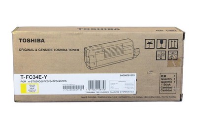 Toshiba T-FC34E-Y Toner Yellow 6A000001525 -B