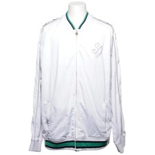 Sean John, Bomberjacke, Herren, Größe: 3XL, Weiß/Grün, Baumwolle/Polyester #tLp