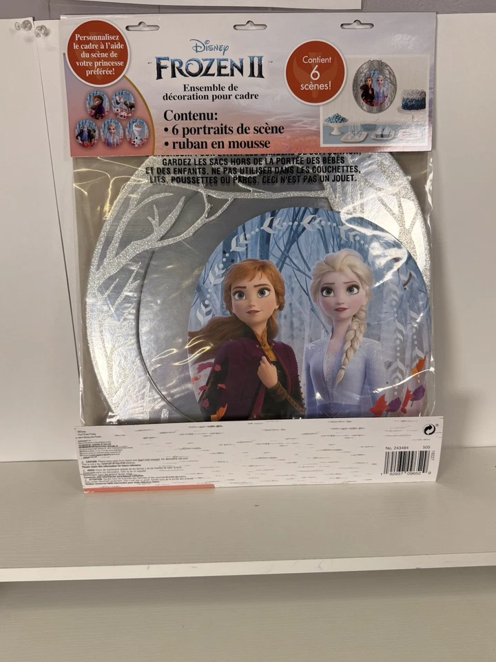 Frozen Birthday Party Decoration Frame and Cutout Photo Decorating Kit - Image 3 of 4