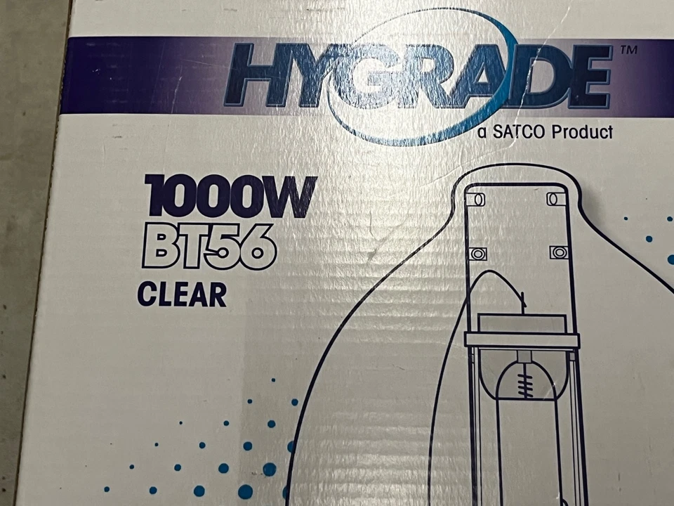 Hygrade 1000W METAL HALIDE LAMP LIGHT BULB MH1000 BT56 U/4K 1000 W MOG HID S5835 - Image 3 of 4