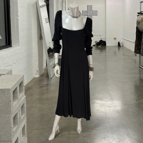 Reformation Black Sigmund Dress Size 10