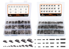 530Pcs Woodruff Key Assortment Kit  37 Sizes Half Moon  Feather Keys Metric...