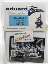 Eduard Zoom 1/48 Fw-190A3 Photo-Etch Detail Set FE214