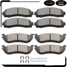 Front And Rear Ceramic Brake Pads For 2002 2003 2004 2005 Explorer Mountaineer