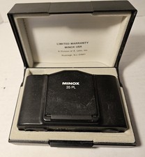 MINOX 35 PL Camera with Case Functionability Unknown Red Light Blinks