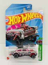 Hot Wheels Zamac '55 Chevy Bel Air Gasser Reverse Rake w/ Protector