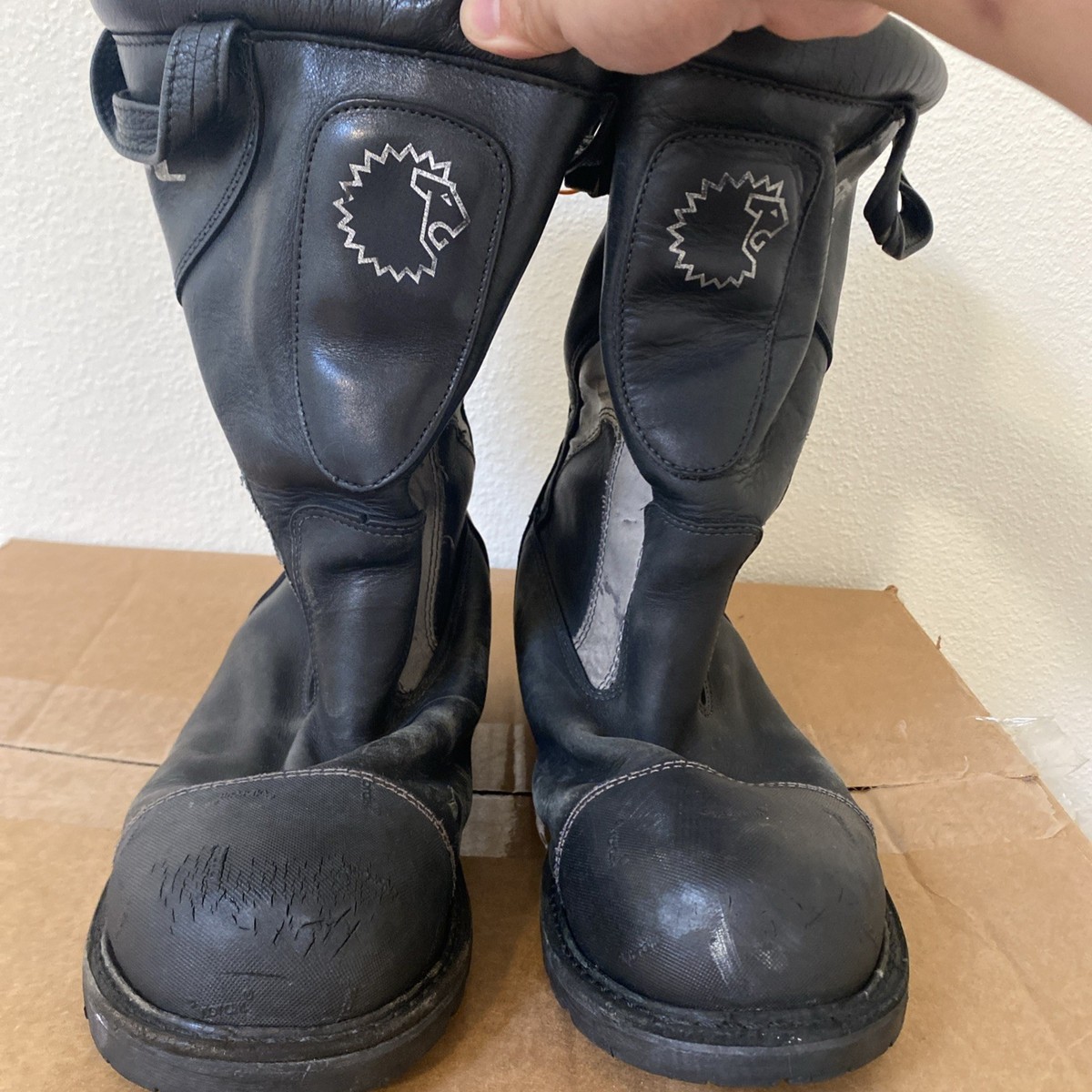 STC Firefighter Boots Size M Black