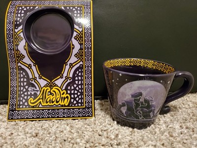 Limited Disney Aladdin Broadway Show Mug & Magic Carpet Saucer - Rare Collectors
