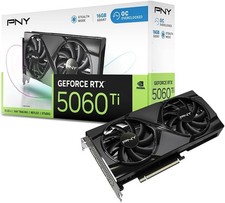 PNY NVIDIA GeForce RTX 5060 Ti 16GB OC Dual Fan Graphics Card