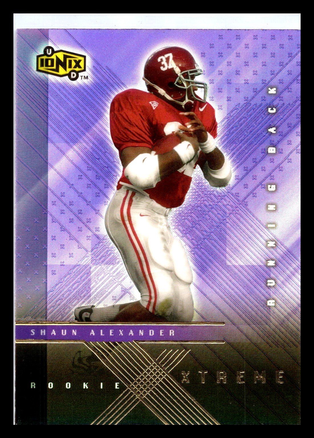 Shaun Alexander U.D. Ionix Rookie Xtreme #RX11 Rookie Xtreme