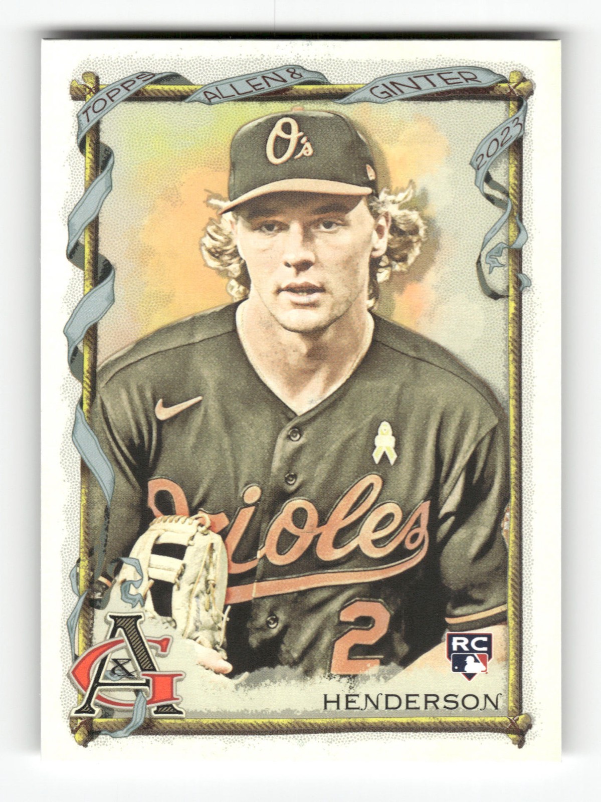 2023 Topps Allen & Ginter Gunnar Henderson Rookie #72 Baltimore Orioles RC