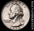 1964-D Washington Quarter- Silver- Scarce High Grade Luster- No Reserve #L5605