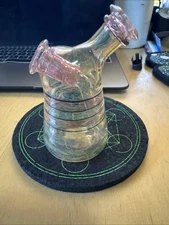 Chuck Million Fumed Travel Rig  10mm 45 Degree 2 Hole Diffuser.