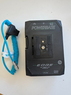 #ad V MOUNT Battery PowerBase EDGE 47Wh Battery Kondor Blue D Tap Coiled Cable $129.00