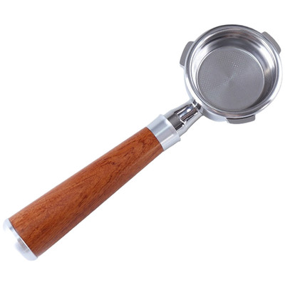 58mm Portafilter for Barsetto Machines Stainless Steel Construction Wood Grip