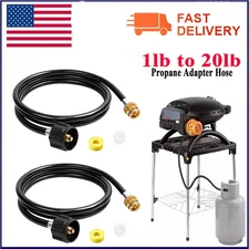 6FT Propane Adapter Hose 1LB to 20LB Converter Replacement for Picnik Grill Camp