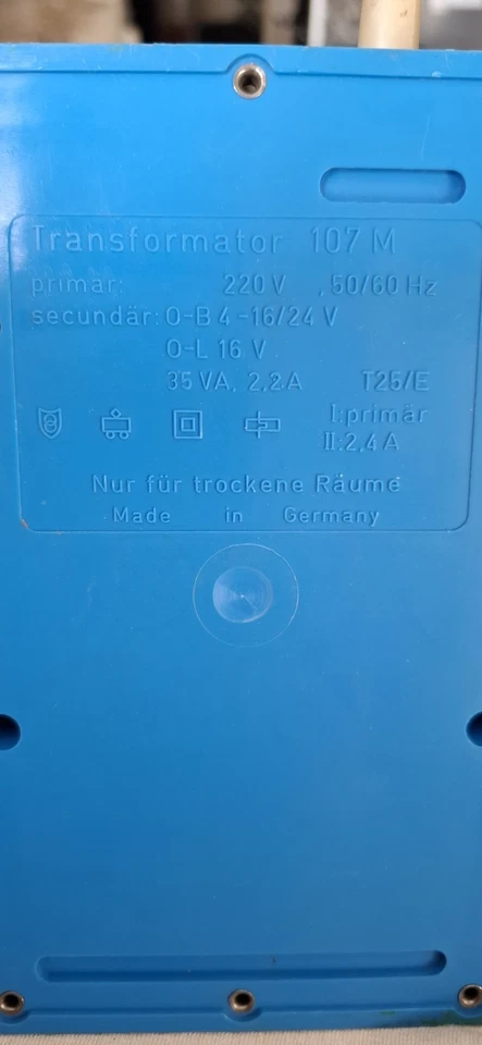 Titan 107 M Trafo / Transformator 35 VA 220 Volt für Märklin Wechselstrom - Bild 4 von 4