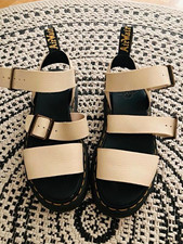 Dr. Martens Damen Sandalen Leder Beige/Schwar...