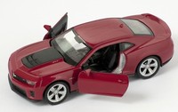 Blitz Versand Chevrolet Camaro ZL1 Rot / Red Welly Modell Auto 1:34 Neu & Ovp