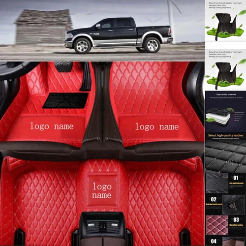 For Dodge RAM 1500 Car Floor Mats Waterproof Custom Auto Cargo Liners Carpets - Imagen 11 de 34