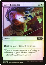 MTG Swift Response FOIL NM Core Set 2021 M21 Magic Gathering card