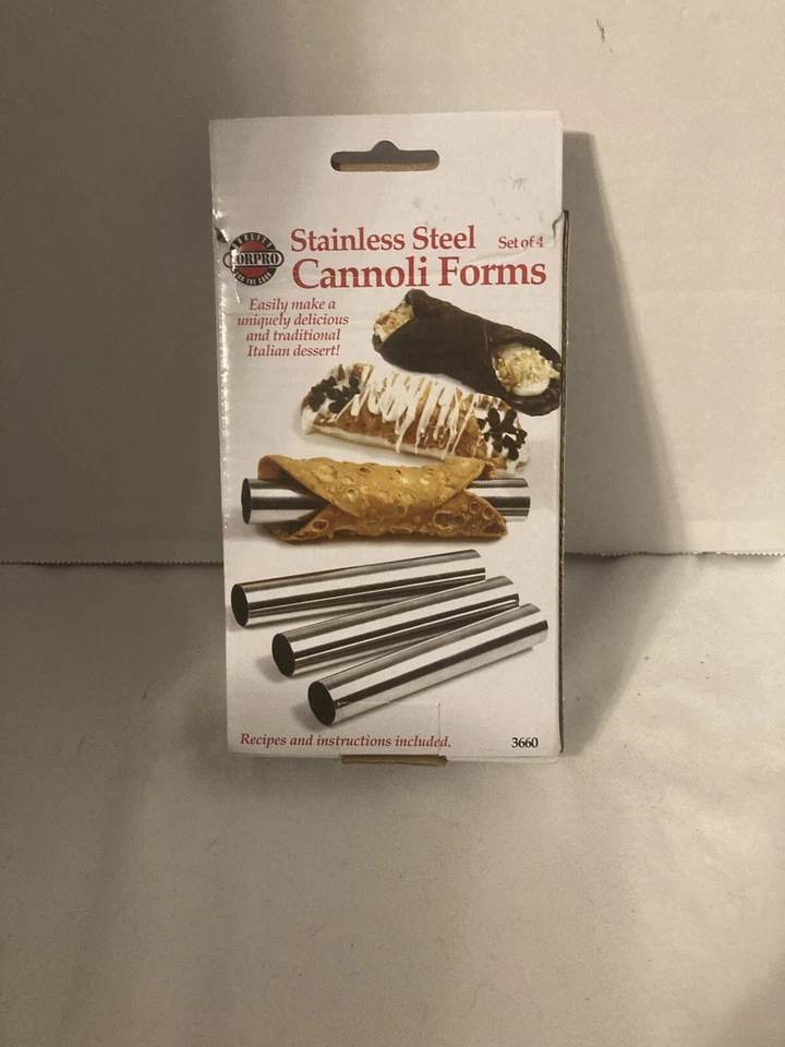 Cannoli Forms Set Of Four With Recipe Book - Image 2 of 2