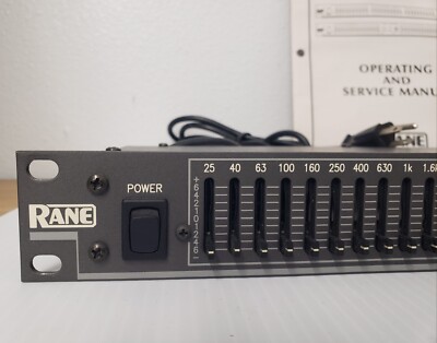 Rane ME 15 Micrographic Equalizer w/ Manual | eBay