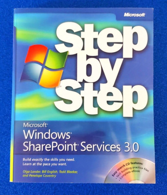 STEP BY STEP MICROSOFT WINDOWS SHAREPOINT SERVICES 3.0 PAPERBACK WITH BONUS CD