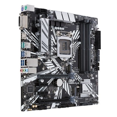 ASUS PRIME Z390M-PLUS Micro ATX Motherboard LGA1151 DDR4 DVI-D HDMI FedEx
