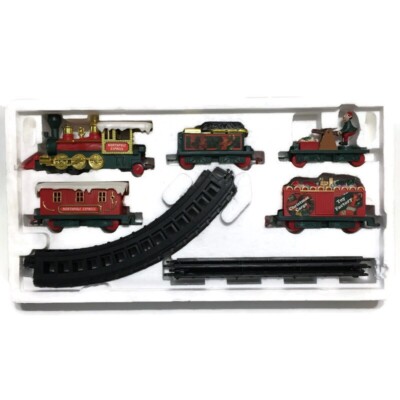 North Pole Express Christmas Animated Musical Train Set Open Box