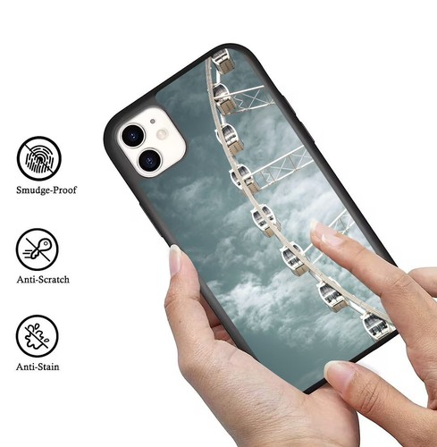 For iPhone SE XS XR Max 5 6 7 8 Plus Theme Park Ferris Wheel Anti scratch Cover - Picture 15 of 25