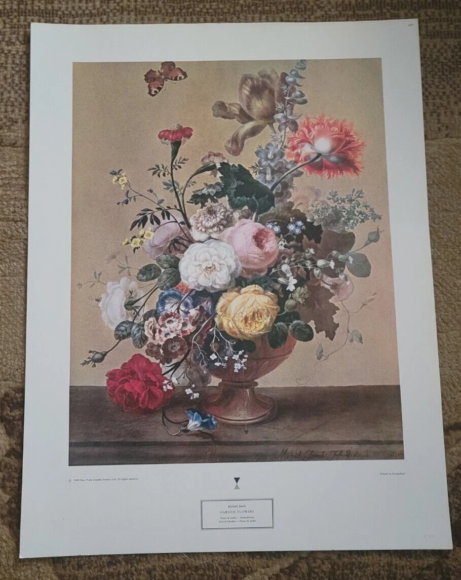 絵画 額 絵☆Michael Janch☆ドイツ☆薔薇 【公式通販】