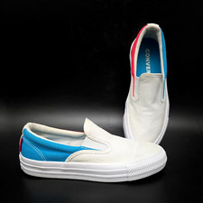 Converse Chuck Taylor Slip On Double Gore White Athletic Shoes Women's Size 6