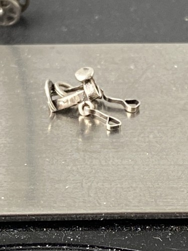 Sterling Charm 3-D Mechanical Saddle Stirrups Mexico - Old - Picture 5 of 10