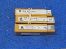 (3) NEW OSG Cobalt 2 FL Double End, End Mills               N-634