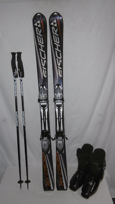Fischer ''RX Cross'' Top Ski Allround Carver 145 cm + Ski Boots Size: 41 in Set